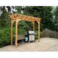 Creekvine Designs 4 x 12 ft. Cedar New Dawn Pergola WRF412PERGCVD